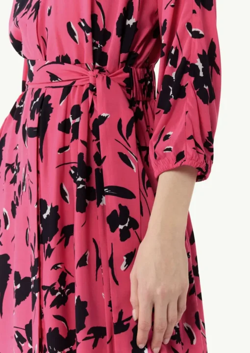 Midi-Kleid mit Hemdkragen