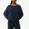 Oversized-Pullover mit Fledermausärmeln
