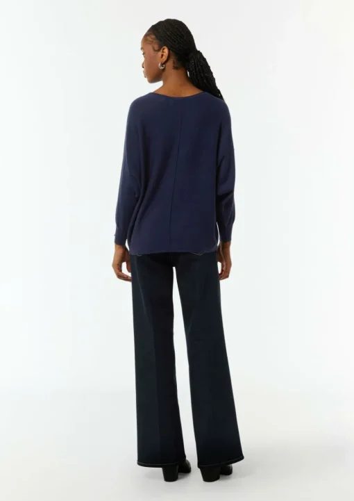 Oversized-Pullover mit Fledermausärmeln