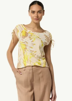 Ärmelloses Shirt mit Schleifendetail