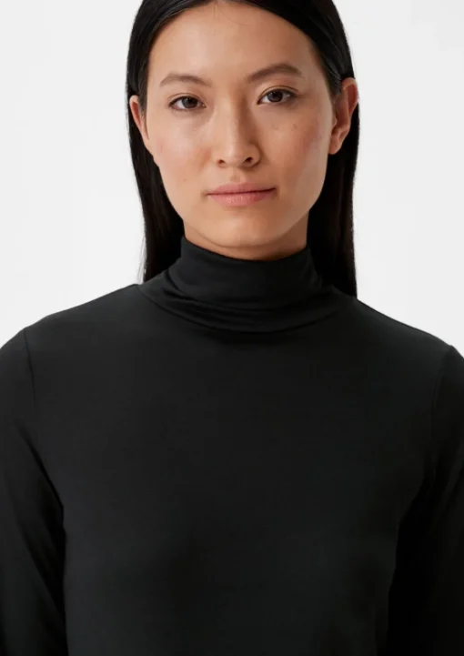 Rollkragenpullover aus Micromodalmix