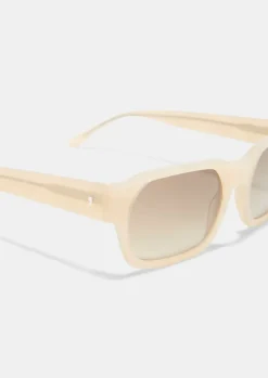 Sonnenbrille mit Umrandung in Perlmutt-Optik