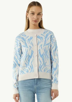 Strickjacke mit Jacquard-Muster