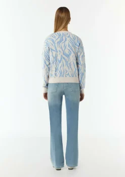 Strickjacke mit Jacquard-Muster
