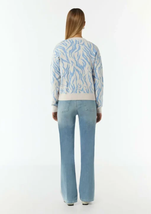 Strickjacke mit Jacquard-Muster