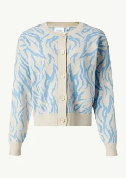 Strickjacke mit Jacquard-Muster