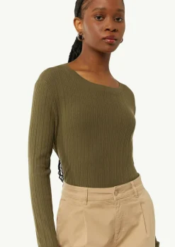 Strickpullover aus Viskosemix