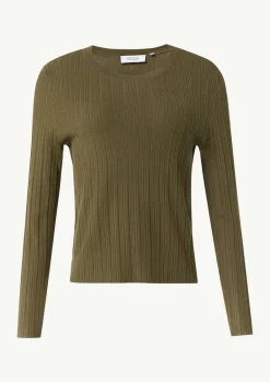 Strickpullover aus Viskosemix