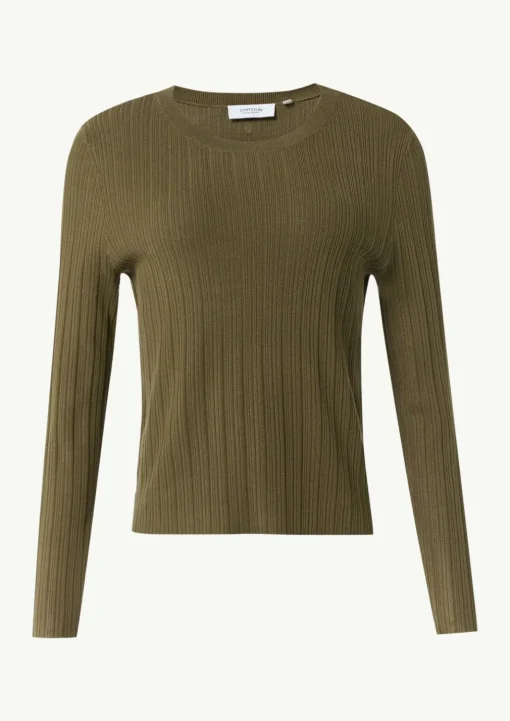 Strickpullover aus Viskosemix