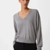 Strickpullover mit Glitzergarn