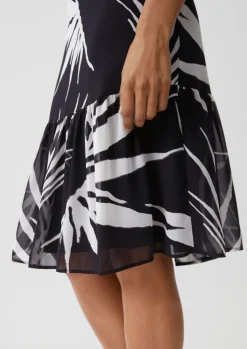 Stufenkleid aus Chiffon