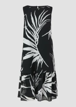 Stufenkleid aus Chiffon