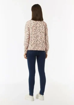 Sweatshirt mit floralem Muster