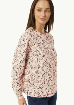 Sweatshirt mit floralem Muster