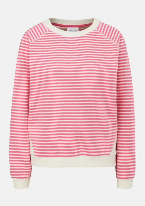 Sweatshirt mit Streifenmuster