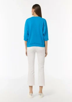 Sweatshirt mit weiten 3/4-Ärmeln