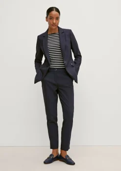 Taillierter Blazer in Baumwollmix