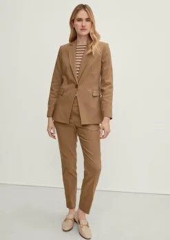 Taillierter Blazer in Baumwollmix