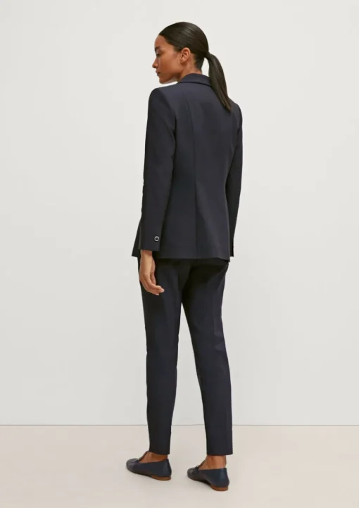 Taillierter Blazer in Baumwollmix