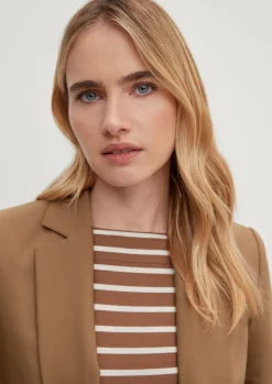Taillierter Blazer in Baumwollmix
