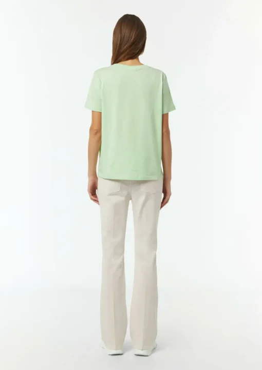 T-Shirt mit Rundhals-Ausschnitt und Front-Print
