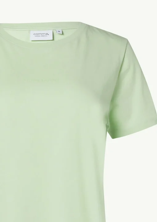 T-Shirt mit Rundhals-Ausschnitt und Front-Print