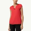 T-Shirt mit Tunika-Ausschnitt