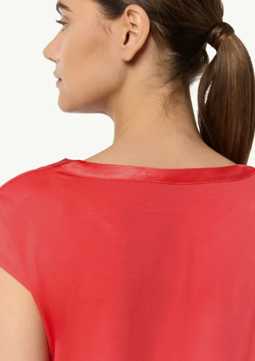 T-Shirt mit Tunika-Ausschnitt