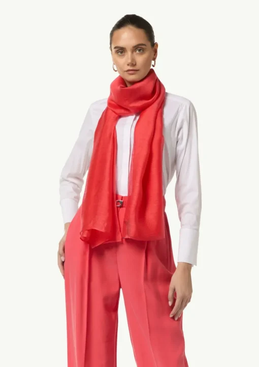 Tuch aus Seidenmix
