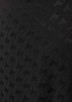 A-Linien-Rock mit Hahnentrittmuster