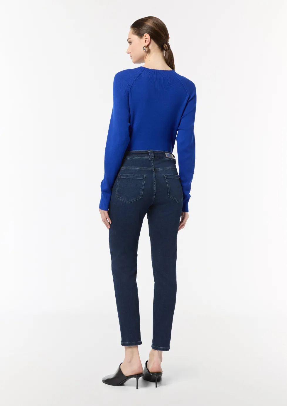 Ankle-Jeans mit Slim Leg