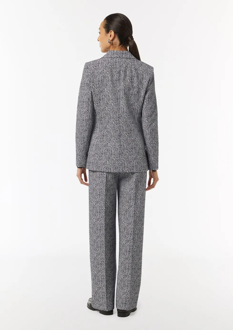 Antaillierter Blazer aus Jacquard