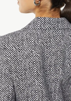 Antaillierter Blazer aus Jacquard