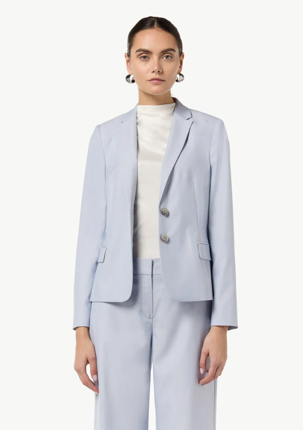 Antaillierter Blazer aus Viskosemix