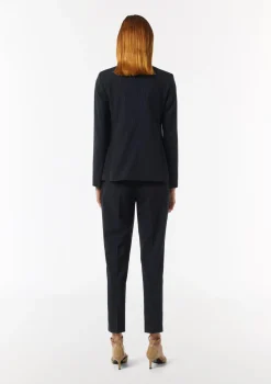 Antaillierter Blazer mit dezentem Gitzergarn