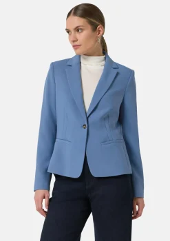 Antaillierter Kurzblazer mit Reverskragen