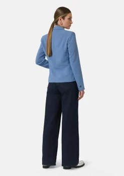 Antaillierter Kurzblazer mit Reverskragen