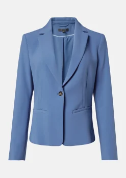 Antaillierter Kurzblazer mit Reverskragen