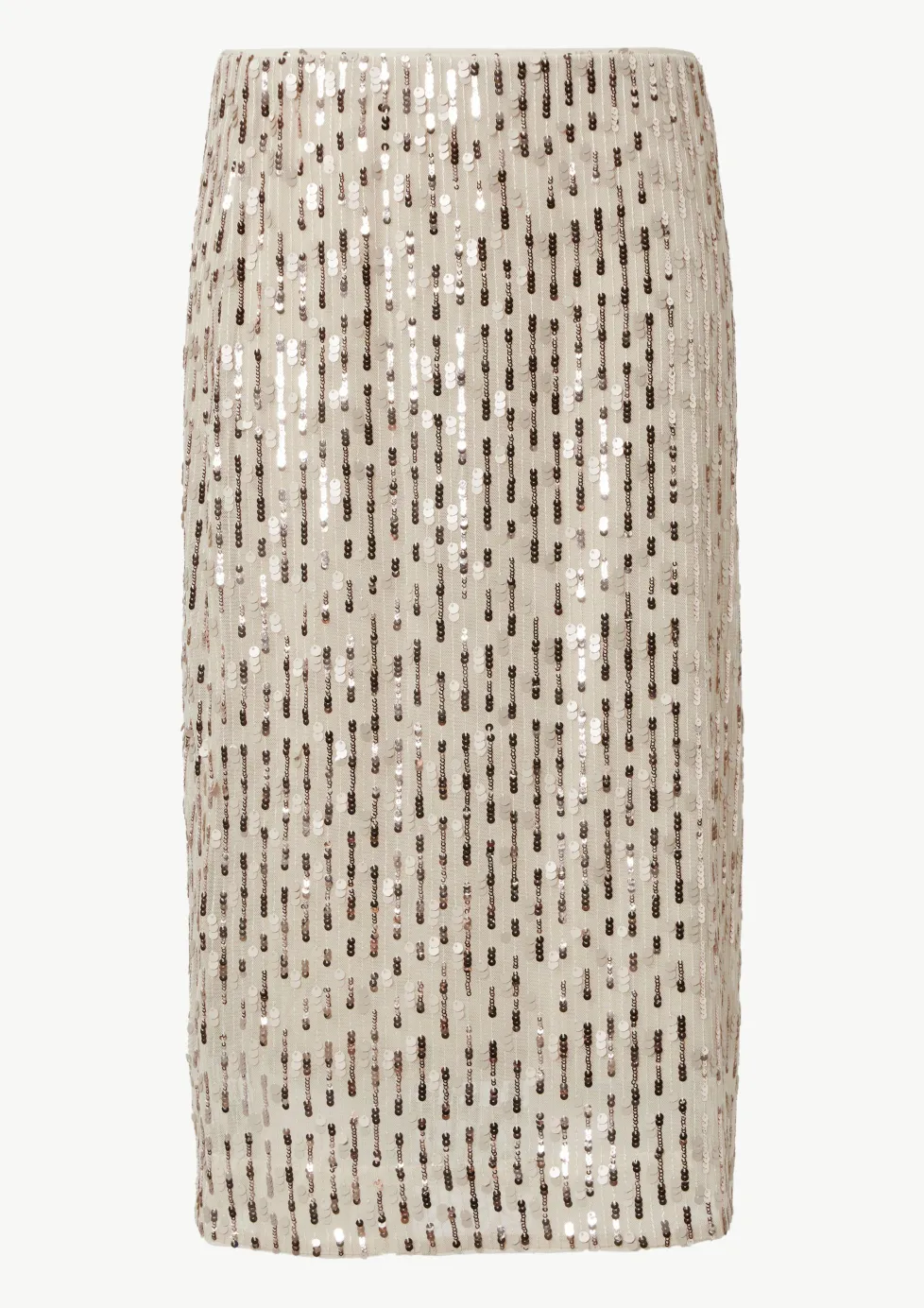 Antaillierter Mesh-Rock mit Jerseyfutter