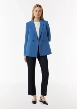 Antaillierter Twill-Blazer