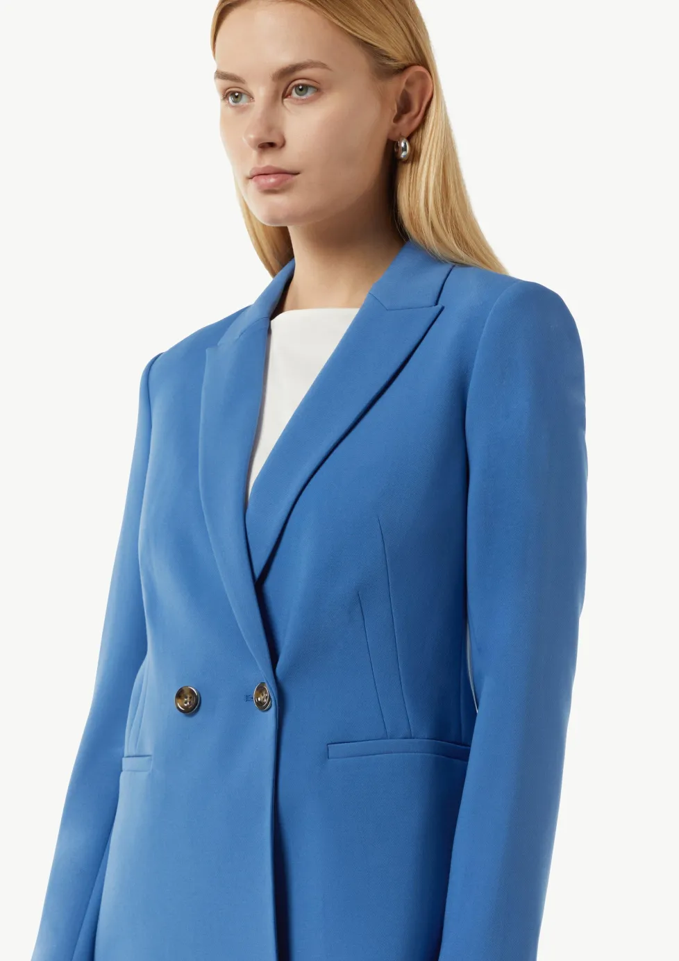 Antaillierter Twill-Blazer