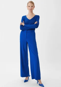 Anzughose mit Wide Leg