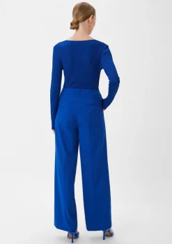 Anzughose mit Wide Leg