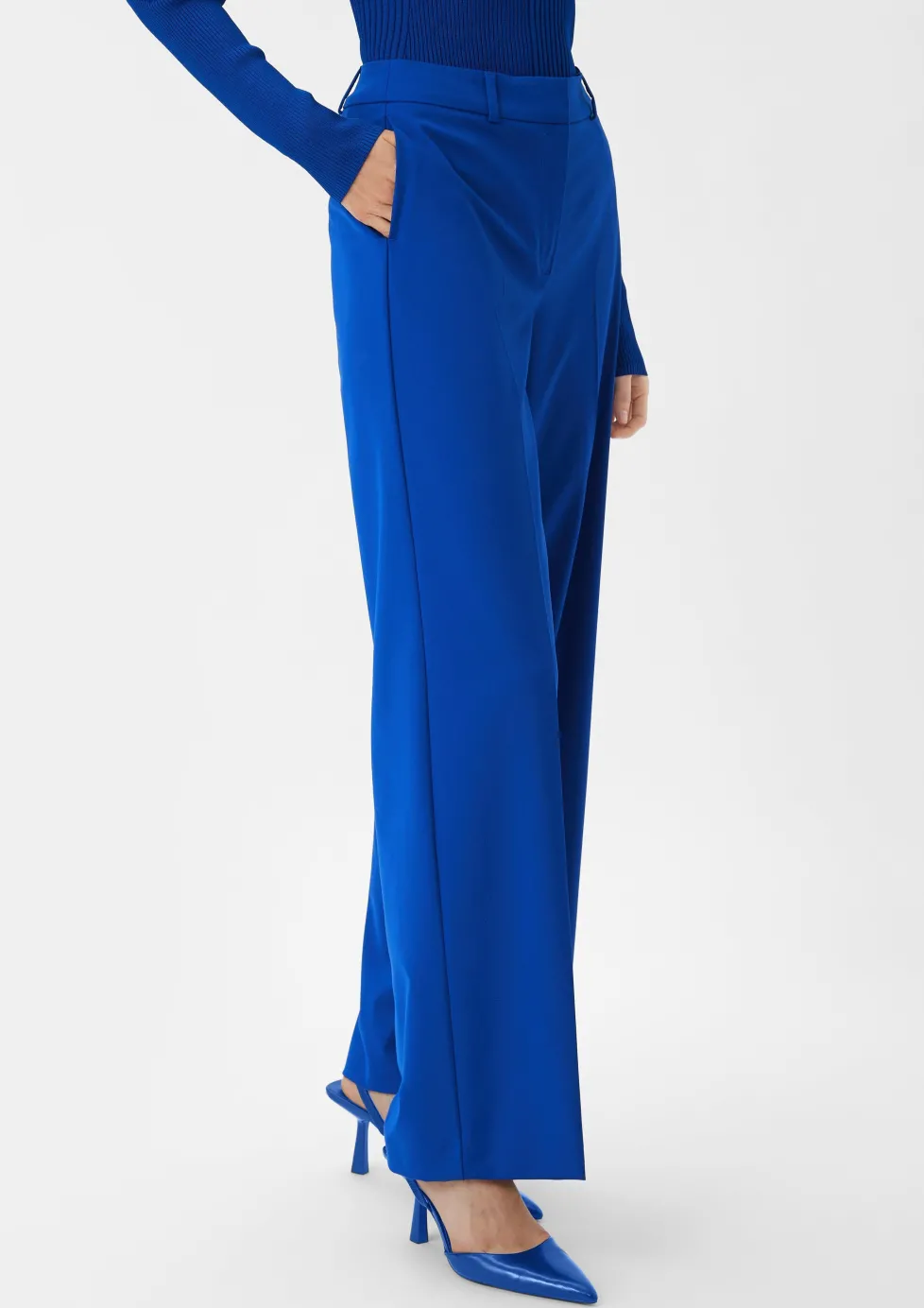 Anzughose mit Wide Leg