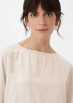 3/4-Arm-Bluse aus Modal