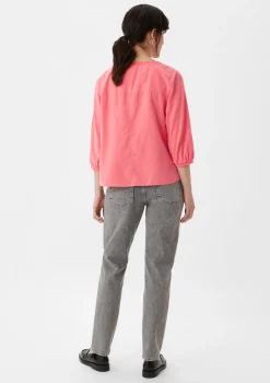 3/4-Arm-Bluse aus Modal