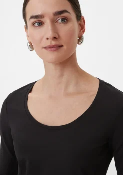 3/4-Arm-Shirt aus Jersey