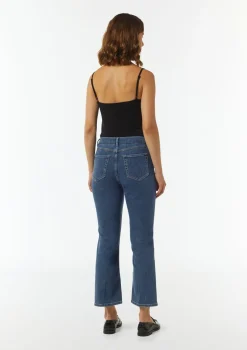 Ausgestellte Ankle-Jeans