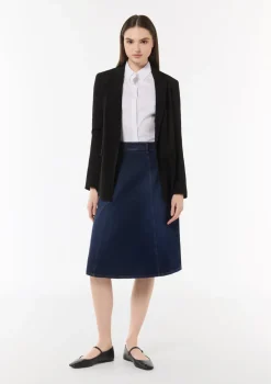 Ausgestellter Jeansrock