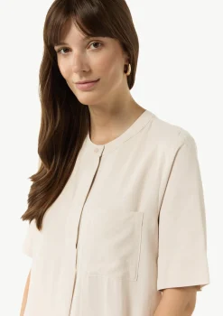 Ausgestelltes T-Shirt-Kleid aus Modal